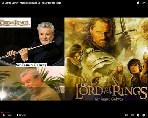 James Galway Lord of The Rings image 500x400